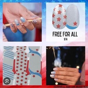 Free For All, another patriotic nail strip from Color Street. New with tags